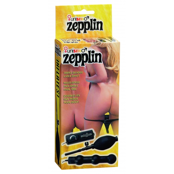 Zepplin Tapón vibrador e hinchable 11 x 3 cm