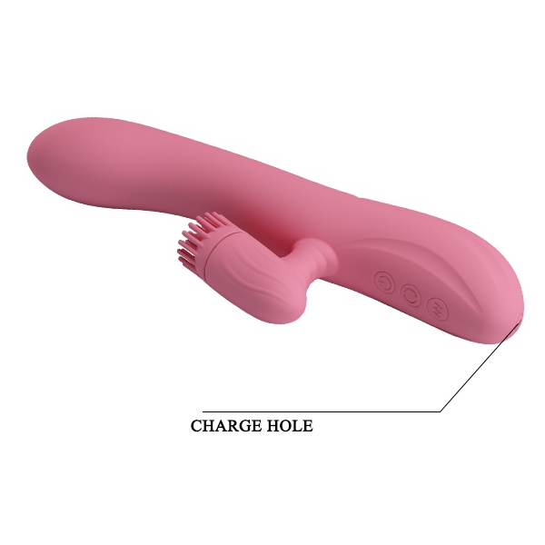 Vibro Rabbit Chris Pretty Love 20 x 3.5 cm Pink