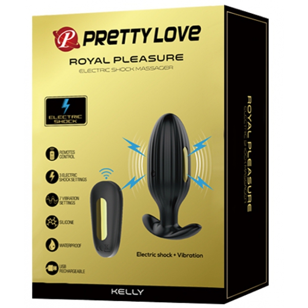 Royal Pleasure Kelly Plug vibrante 8 x 3,4 cm