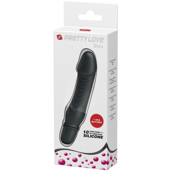 Stev Pretty Love 11 x 2.8 cm Vibrator Schwarz