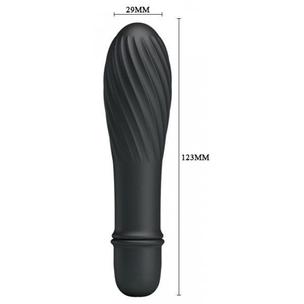 SOLOMON Pretty Love 9 x 2.8 cm Vibrator Schwarz