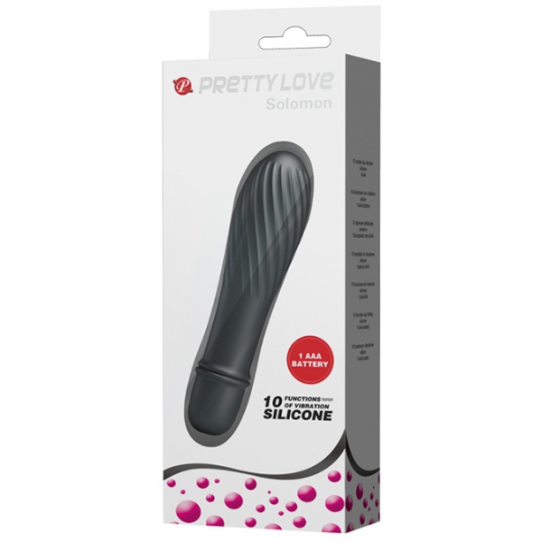 SOLOMON Pretty Love 9 x 2.8 cm Vibrator Schwarz