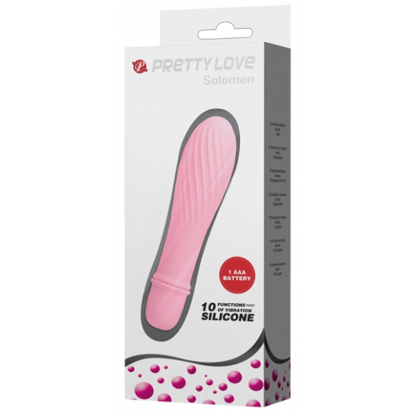 Solomon Pretty Love Vibrador 9 x 2,8 cm Rosa Claro