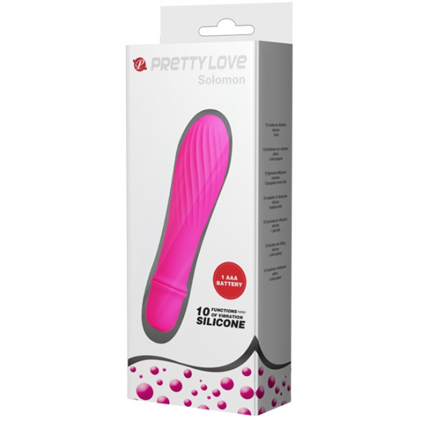 Vibrator Solomon Pretty Love 9 x 2.8 cm Pink