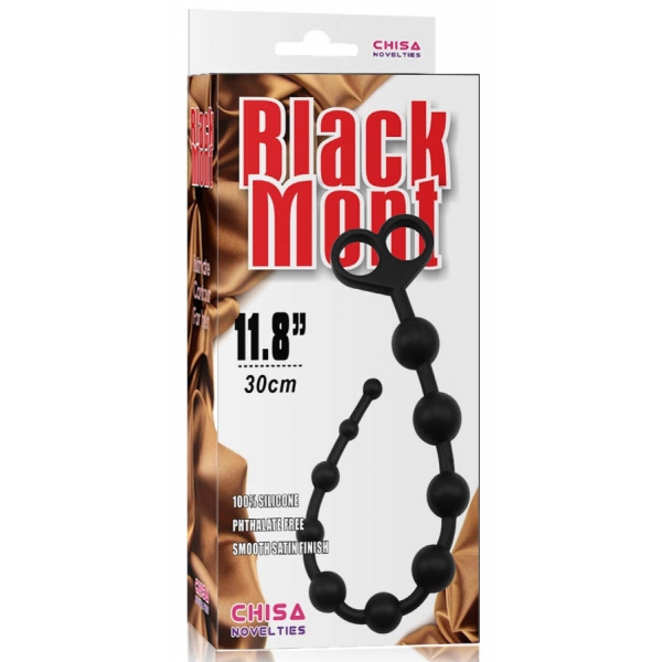 Anal Rosenkranz Black Mont Beads 30 x 2.4 cm