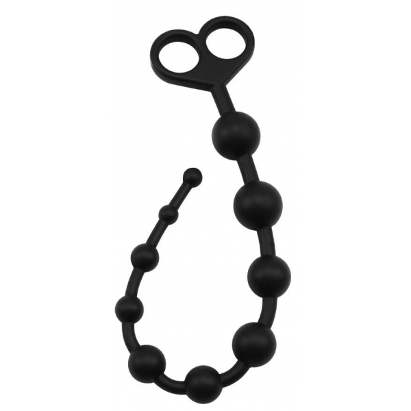 Rosario analógico Mont Beads negro 30 x 2,4 cm