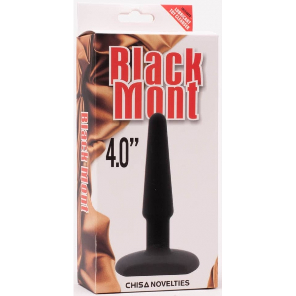 Plug de silicone Black Mount 9,5 x 2,3 cm