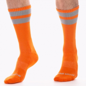 Barcode Berlin Socken Gym Socks Orange-Grau