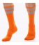Calzini da ginnastica grigio-arancio