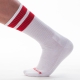 Gym Socks White-Red