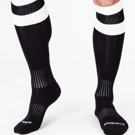 Barcode Berlin FOOTBALL SOCKS preto-e-branco