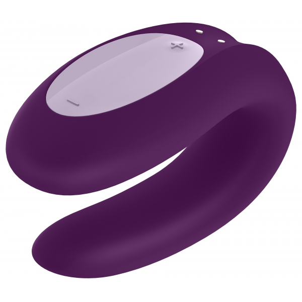 Double Joy Satisfyer Connected Stimulator Purple
