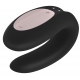 Estimulador Negro Double Joy Satisfyer Connected Stimulator