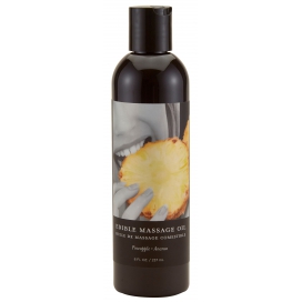 Olio da massaggio commestibile all'ananas 237ml