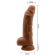 Angelo dildo realista 15 x 4 cm Castanho