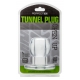 Ass Tunnel Plug SIlicone Large Transparent 7.6  x 6.2 cm