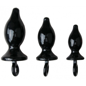 You2Toys 3er-Pack Tet Ass Plugs Schwarz