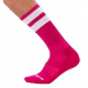 Socken Gym Socks Rosa-Weiß