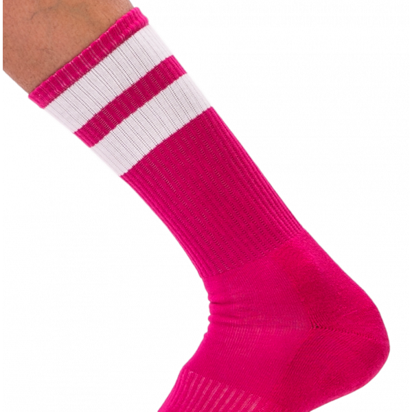 Socken Gym Socks Rosa-Weiß