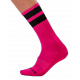Turnhallen-Socken Rosa-Schwarz