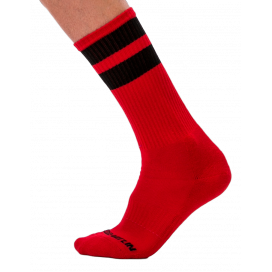 Socken Gym Socks Rot-Schwarz