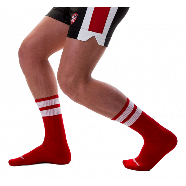 Chaussettes Gym Socks Rouge-Blanc