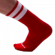 Calzini da ginnastica rosso-bianco