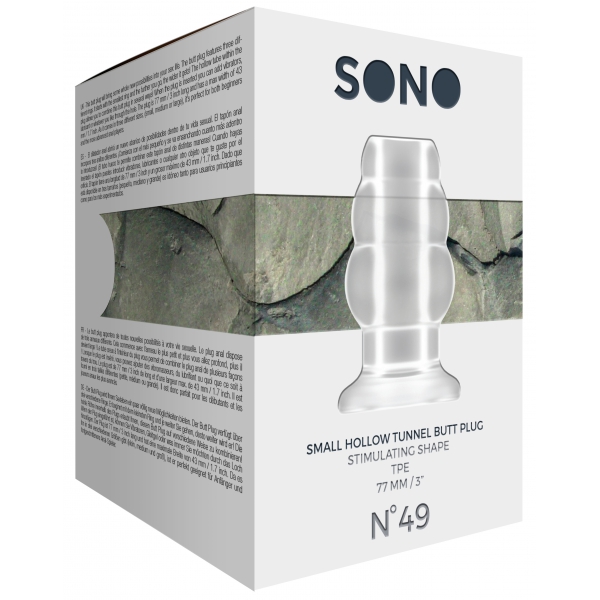 Hollow Sono Tunnel Plug #49 - 6.5 x 4.3 cm