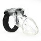 Adjustable chastity cage 10 x 3.5cm Clear