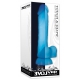 Luminescent dildo Touch & Glow 15 x 4 cm Blue