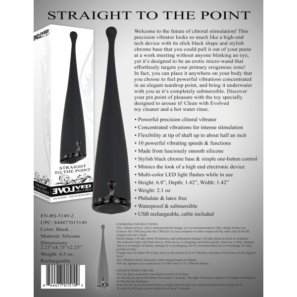 Straight to the Point Clitoral Stimulator 17cm