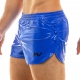 Blue Viral Vinyl Shorts