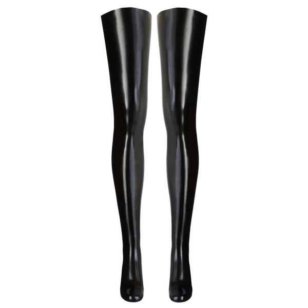 Black latex stockings