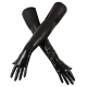 Long latex gloves Bdsm black