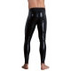 Latex legging with penis sheath