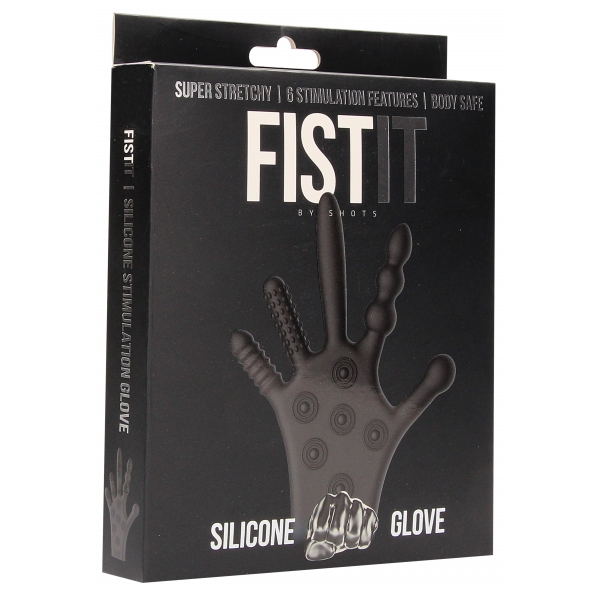 Silicone Fist It Textured Handschoen