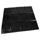 Taie d'oreiller noire en Vinyle 80 x 80cm