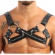 Neoprene Harness Cross Body Zip Black