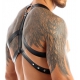 Thin Chest Harness Simili Black