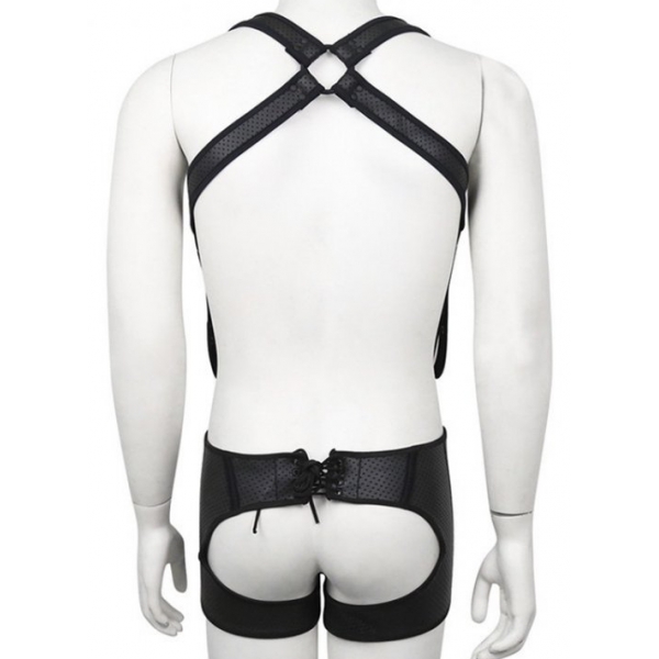 Jock boxer e Arnês de Neoprene