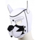 PUPPY FOX Neoprene Hood Black-White