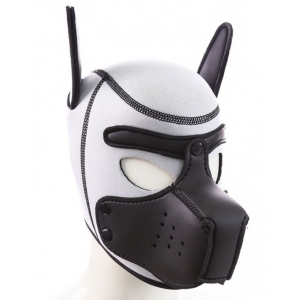 Kinky Puppy Puppy neoprene balaclava Black-White