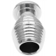 Thread Hollow S 6 x 4 cm metal tunnel plug