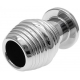 Filetto cavo M Tunnel Plug in metallo 6,5 x 4,5 cm