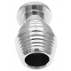 Filetto cavo M Tunnel Plug in metallo 6,5 x 4,5 cm