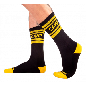 Barcode Berlin Camp Socks Black-Yellow