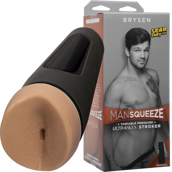 Man Squeeze Brysen Masturbator