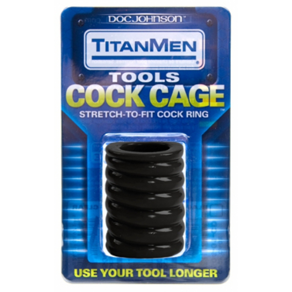 Ballstretcher Cock Cage 50mm Black