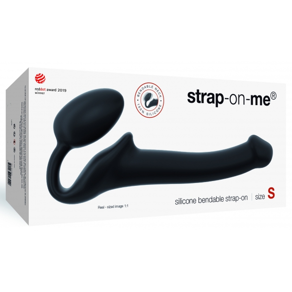 Dildo + plug Strap-On-Me Beandable S 15 x 3,5 cm Nero