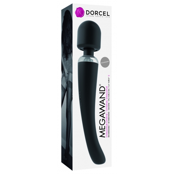 MegaWand Dorcel - 55mm Black Head